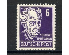 1952 - GERMANIA DDR - 6p. PERSONALITA'- NUOVO - LOTTO/36084 1952 - GERMANIA DDR - 6p. PERSONALITA'- NUOVO - LOTTO/36084