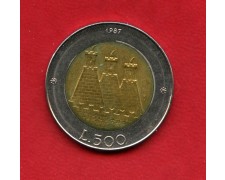 1987 - SAN MARINO - LOTTO/M48151 - 500 LIRE BICOLORE 1987 - SAN MARINO - LOTTO/M48151 - 500 LIRE BICOLORE