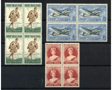 1955 - NUOVA ZELANDA - LOTTO/38739 - CENTENARIO FRANCOBOLLO - NUOVI 1955 - NUOVA ZELANDA - LOTTO/38739 - CENTENARIO FRANCOBOLLO - NUOVI