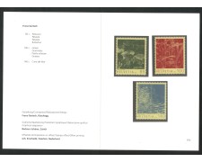 2012 - SVIZZERA - LOTTO/37814F - INCISIONI IN LEGNO 3v. - NUOVI - FOLDER