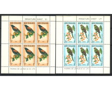 1962 - NUOVA ZELANDA - LOTTO/38740 - PRO SANITA' INFANZIA - 2 FOGLIETTI NUOVI 1962 - NUOVA ZELANDA - LOTTO/38740 - PRO SANITA' INFANZIA - 2 FOGLIETTI NUOVI