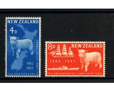 1957 - NUOVA ZELANDA - LOTTO/38743 - ESPORTAZIONE CARNE 2v. - NUOVI 1957 - NUOVA ZELANDA - LOTTO/38743 - ESPORTAZIONE CARNE 2v. - NUOVI