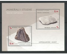 2010 - CROAZIA - MINERALI  FOGLIETTO NUOVO - NUOVI - LOTTO/33127