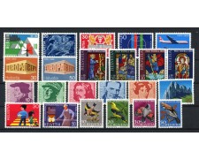 1969 - SVIZZERA - LOTTO/39448 - ANNATA COMPLETA 23v. - NUOVI 1969 - SVIZZERA - LOTTO/39448 - ANNATA COMPLETA 23v. - NUOVI