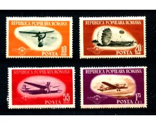 1953 - ROMANIA - LOTTO/43547 - AVIAZIONE SPORTIVA 4v. - NUOVI
