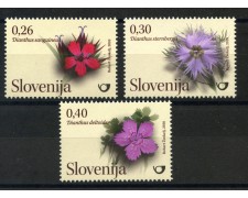 2010 - SLOVENIA - FIORI GAROFANI  3v. - NUOVi - LOTTO/34445