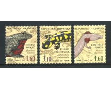 2013 - CROAZIA - FAUNA ANFIBI 3v. - NUOVI - LOTTO/33182