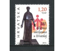 2013 - CROAZIA - CENTENARIO SALESIANI - NUOVO - LOTTO/33192