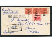 1948 - STATI UNITI - LOTTO/43576 -  BUSTA RACCOMANDATA DALL'ALASKA PER L'ITALIA