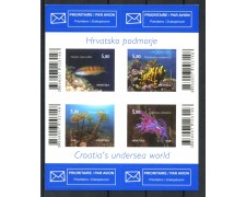 2014 - CROAZIA - FAUNA MARINA  4v. - NUOVI - LOTTO/33205