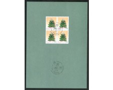2009 - SVIZZERA - LOTTO/37728F - 100c. NATALE QUARTINA - FDC - FOLDER