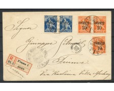 1919 - FIUME - LOTTO/42310 - BUSTA RACCOMANDATA PER CITTA' 1919 - FIUME - LOTTO/42310 - BUSTA RACCOMANDATA PER CITTA'