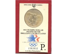 1983 - STATI UNITI - LOTTO/M48080 - 1 DOLLARO ARGENTO OLIMPIADI DI LOS ANGELES 1983 - STATI UNITI - LOTTO/M48080 - 1 DOLLARO ARGENTO OLIMPIADI DI LOS ANGELES