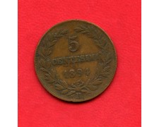 1894 - SAN MARINO - 5 CENTESIMI RAME - LOTTO/M15283 1894 - SAN MARINO - 5 CENTESIMI RAME - LOTTO/M15283