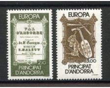 1985 - ANDORRA FRANCESE - LOTTO/41397 - EUROPA 2v. - NUOVI 1985 - ANDORRA FRANCESE - LOTTO/41397 - EUROPA 2v. - NUOVI