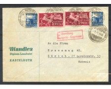 1948 - REPUBBLICA - LOTTO/40394 - BUSTA DA CASTELROTTO (BZ) A ZURIGO 