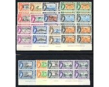 1964 - BAHAMAS - LOTTO/38771 - NUOVA COSTITUZIONE 16V. NUOVI - QUARTINE