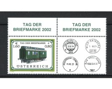 2002 - AUSTRIA - LOTTO/41924 - GIORNATA FRANCOBOLLO - NUOVO