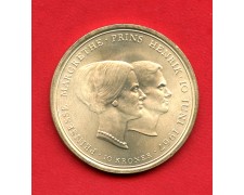 1967 - DANIMARCA - LOTTO/38350 - 10 CORONE ARGENTO - MATRIMONIO