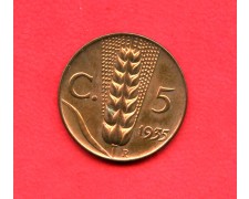 1935 - REGNO - LOTTO/M38358 - 5 CENT. SPIGA  -