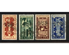 1949 - TRIESTE A - LOTTO/40414 - BIENNALE DI VENEZIA 4v. - USATI