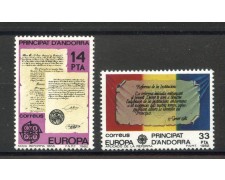 1982 - ANDORRA SPAGNOLA - LOTTO/41425 - EUROPA 2v. - NUOVI 1982 - ANDORRA SPAGNOLA - LOTTO/41425 - EUROPA 2v. - NUOVI