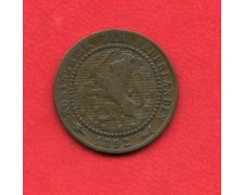 1892 - OLANDA - 1 CENTESIMO BRONZO - LOTTO/M32342