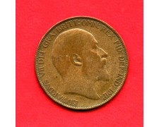 1906 - GRAN BRETAGNA - 1/2 PENNY EDOARDO VII° - LOTTO/M37758