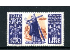 1948 - REPUBBLICA - LOTTO/43039 - 100 LIRE POSTA AEREA SANTA CATERINA - NUOVO