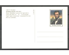 1994 - STATI UNITI - LOTTO/39903 - ABRAHAM LINCOLN - CARTOLINA POSTALE - NUOVA