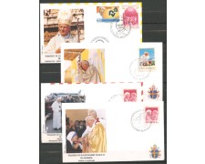 1993 - LOTTO/38634 - VIAGGIO DI PAPA G.PAOLO II° IN ALBANIA - 4 BUSTE