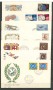 1967 - REPUBBLICA - LOTTO/48079 - ANNATA COMPLETA DI 31 FRANCOBOLLI SU 20 BUSTE FDC
