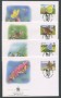 1997 - LOTTO/19325B - GUERNSEY -  FARFALLE 4 FDC.
