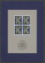 2000 - LOTTO/24344 - SVIZZERA - 90c. NATALE - QUARTINA SU FOLDER AUGURALE POSTE