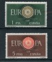 1960 - LOTTO/22867 - SPAGNA - EUROPA 2 v. -NUOVI