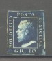 1859 - REGNO DELLE DUE SICILIE - LOTTO/40255 - 10 Grana AZZURRO CUPO - USATO