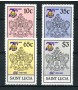 1985 - ST.LUCIA - LOTTO/20149 - SCAUTISMO FEMMINILE 4v. - NUOVI