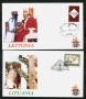 1993 - LOTTO/38637 - VIAGGIO DI PAPA G.PAOLO II° IN LITUANIA E LETTONIA - 10 BUSTE
