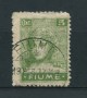 1919 - LOTTO/17433A - FIUME - 5c. VERDE CARTA SOTTILE - USATO