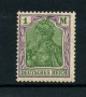 1920 - LOTTO/17736 - GERMANIA - 1M. VIOLETTO E VERDE - NUOVO