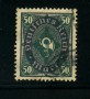 1922 - LOTTO/17808 - GERMANIA REICH - 50m. VERDE SCURO - USATO