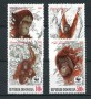 1989 - LOTTO/19238 - INDONESIA - SCIMIE ORANG-OUTANG 4v. - NUOVI