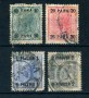 1903 - LOTTO/20820 - AUSTRIA LEVANTE - SOPRASTAMPATI 4v. - USATI