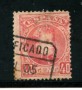 1901 - LOTTO/21206 - SPAGNA - 40 cent. ROSA  ALFONSO XIII° - USATO