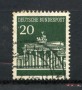 1966/67 - GERMANIA FEDERALE - 20p. BRANDEBURGO CON CIFRA - USATO - LOTTO/30905U