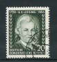 1954 - LOTTO/17662 - GERMANIA DDR - 20p. G.E. LESSING - USATO