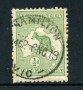 1912/19 - LOTTO/21529 - AUSTRALIA - 1/2d. VERDE GIALLO - USATO