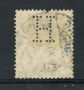 1916/20 - LOTTO/17714 - GERMANIA - 75p. VERDE NERO - PERFIN   USATO