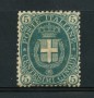 1889 - regno - 5 CENTESIMI VERDE SCURO - LINGUELLATO - LOTTO/15284
