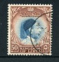 1952 - LOTTO/21526 - LIBIA - 50m. BRUNO AZZURRO RE IDRISS - USATO